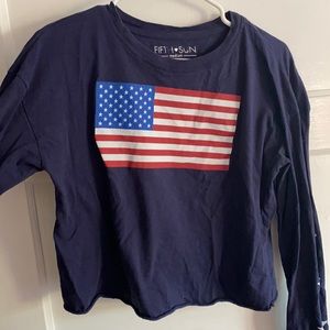 American flag shirt